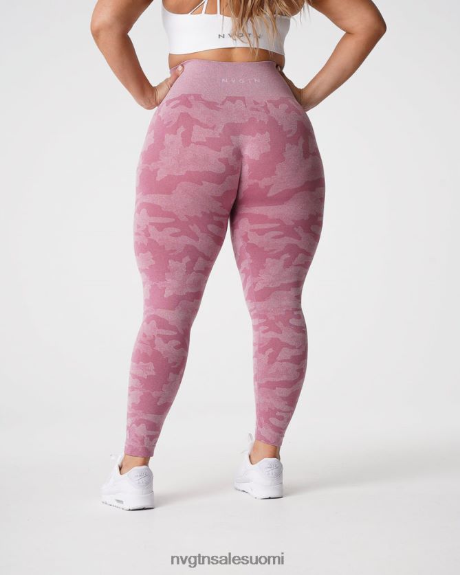 88266D670 pastelli pinkki kunto NVGTN naiset camo saumattomat leggingsit