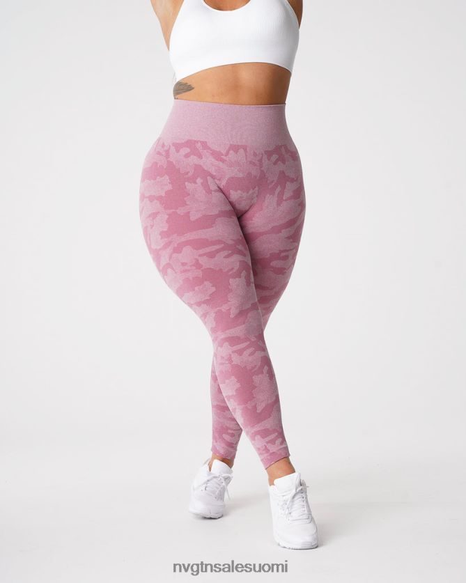 88266D670 pastelli pinkki kunto NVGTN naiset camo saumattomat leggingsit