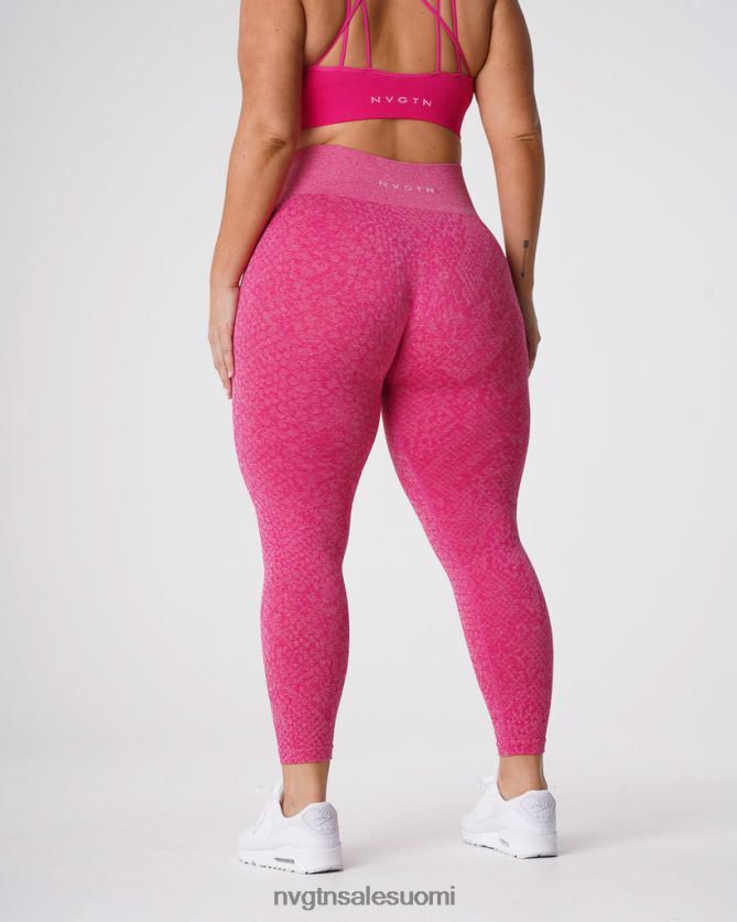 88266D693 fuksia kunto NVGTN naiset käärmeennahkaiset saumattomat leggingsit